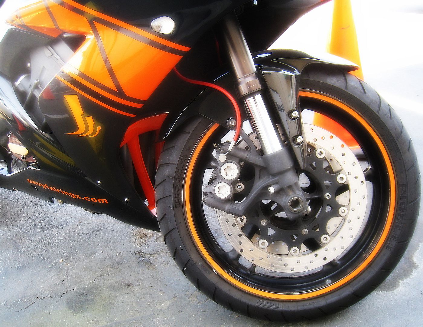 Reflective Motorcycle Rim Tape Bike Wheel Stickers Decals Vinyl Set 17